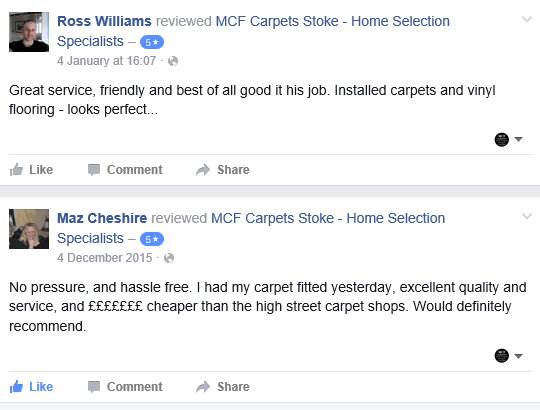 carpets stoke reviews from facebook
